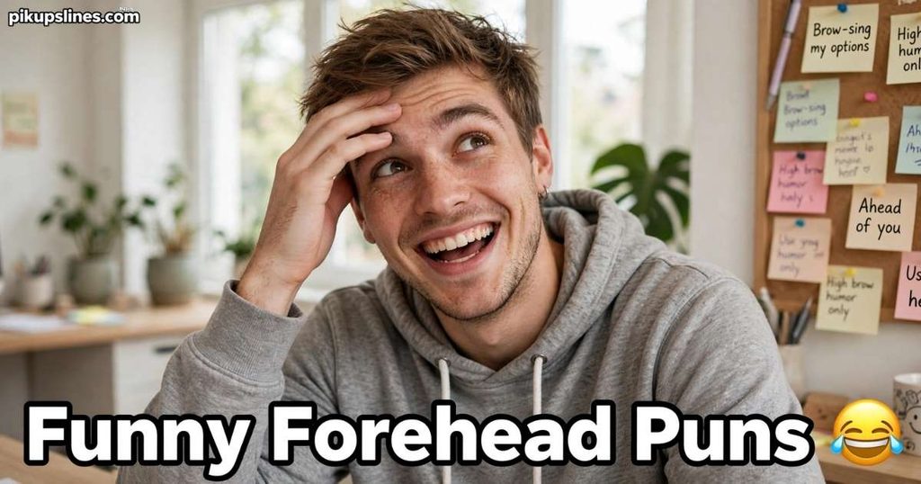 😂 Funny Forehead Puns