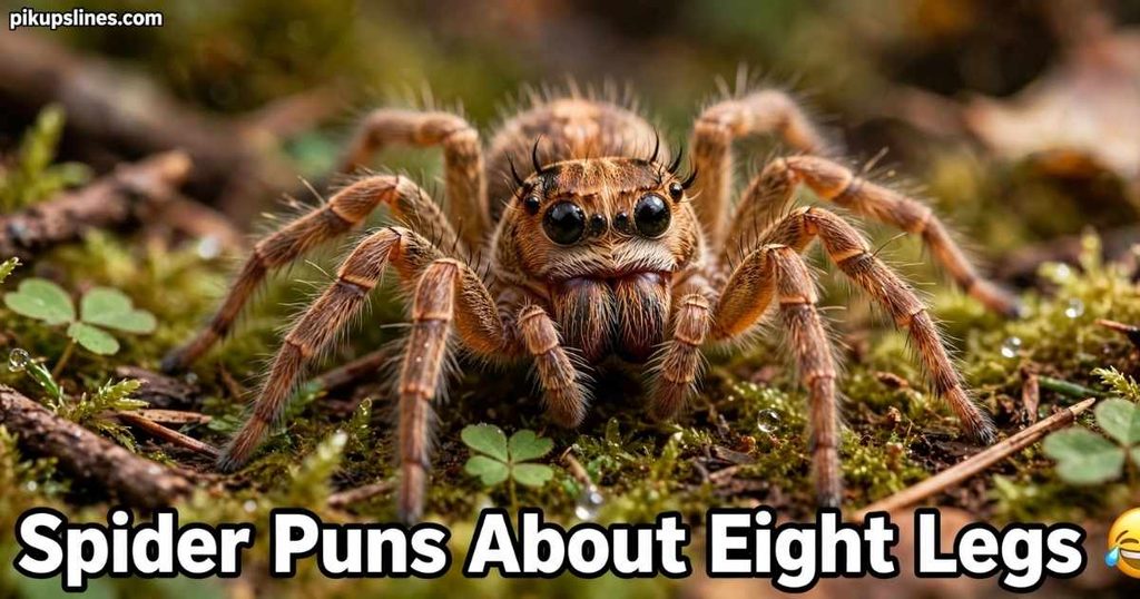 😂 Spider Puns About Eight Legs