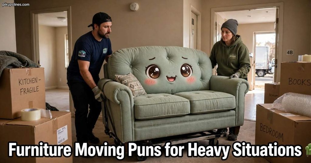 🛋️ Furniture Moving Puns for Heavy Situations