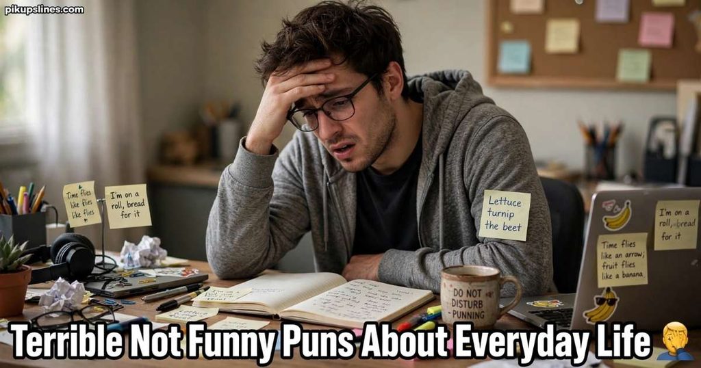 🤦 Terrible Not Funny Puns About Everyday Life