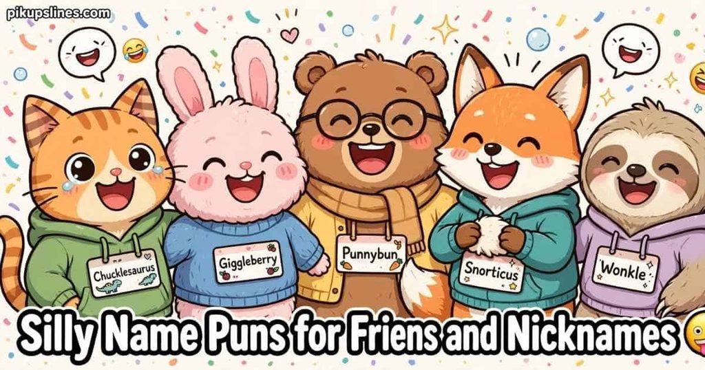 🤪 Silly Name Puns for Friends and Nicknames
