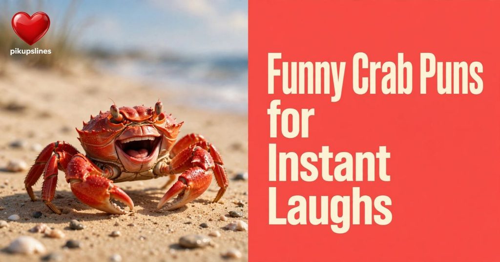 🦀 Funny Crab Puns for Instant Laughs