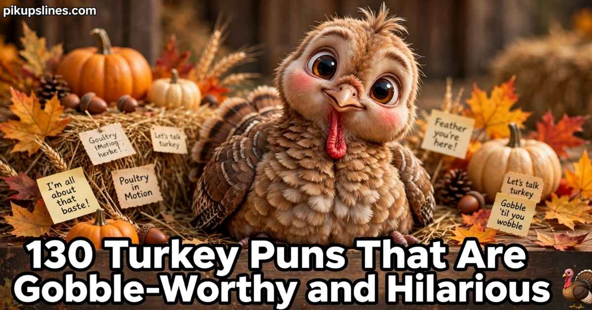 🦃 130 Turkey Puns That Are Gobble-Worthy and Hilarious