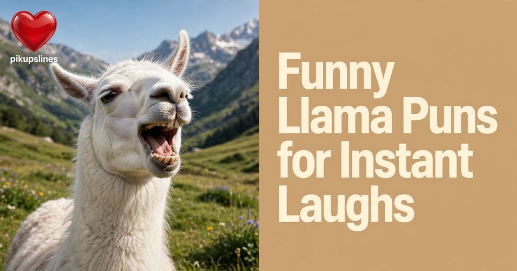 🦙 Funny Llama Puns for Instant Laughs